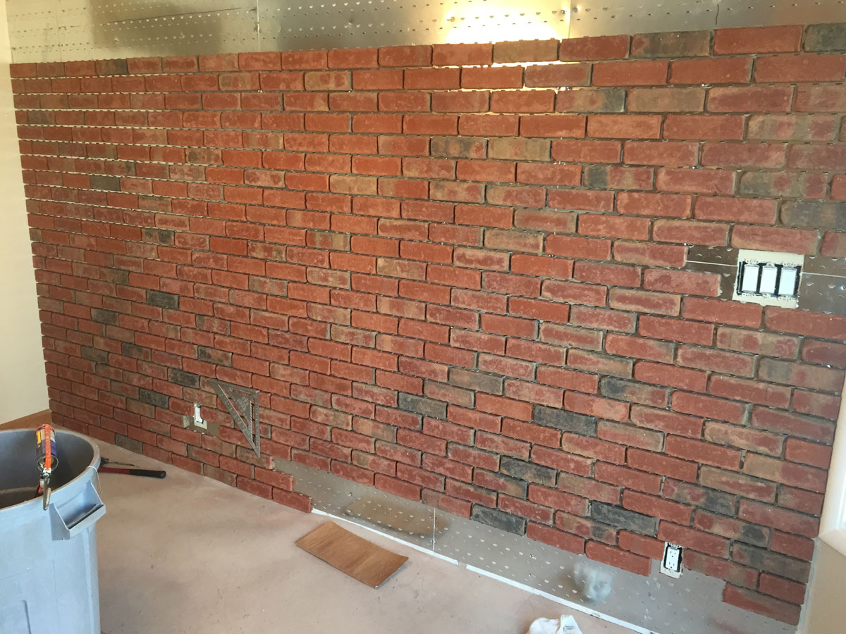 DoItYourself Thin Brick with McNear Brickfast Panels