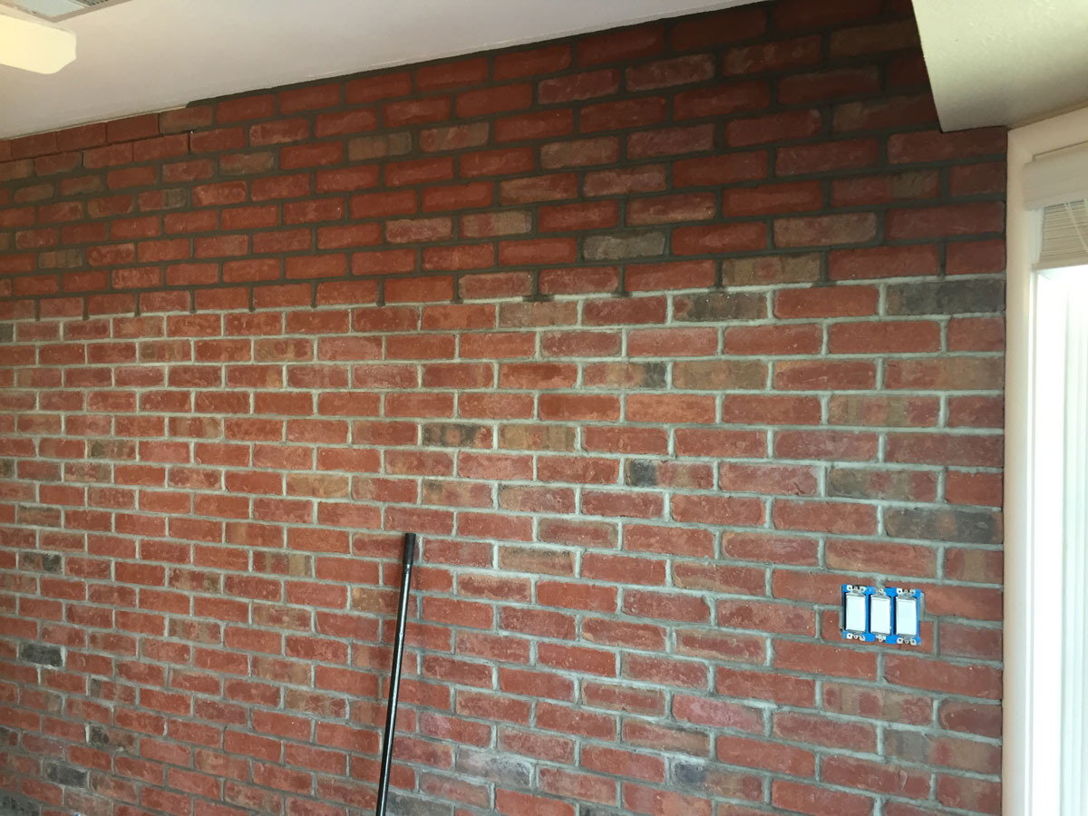 DoItYourself Thin Brick with McNear Brickfast Panels