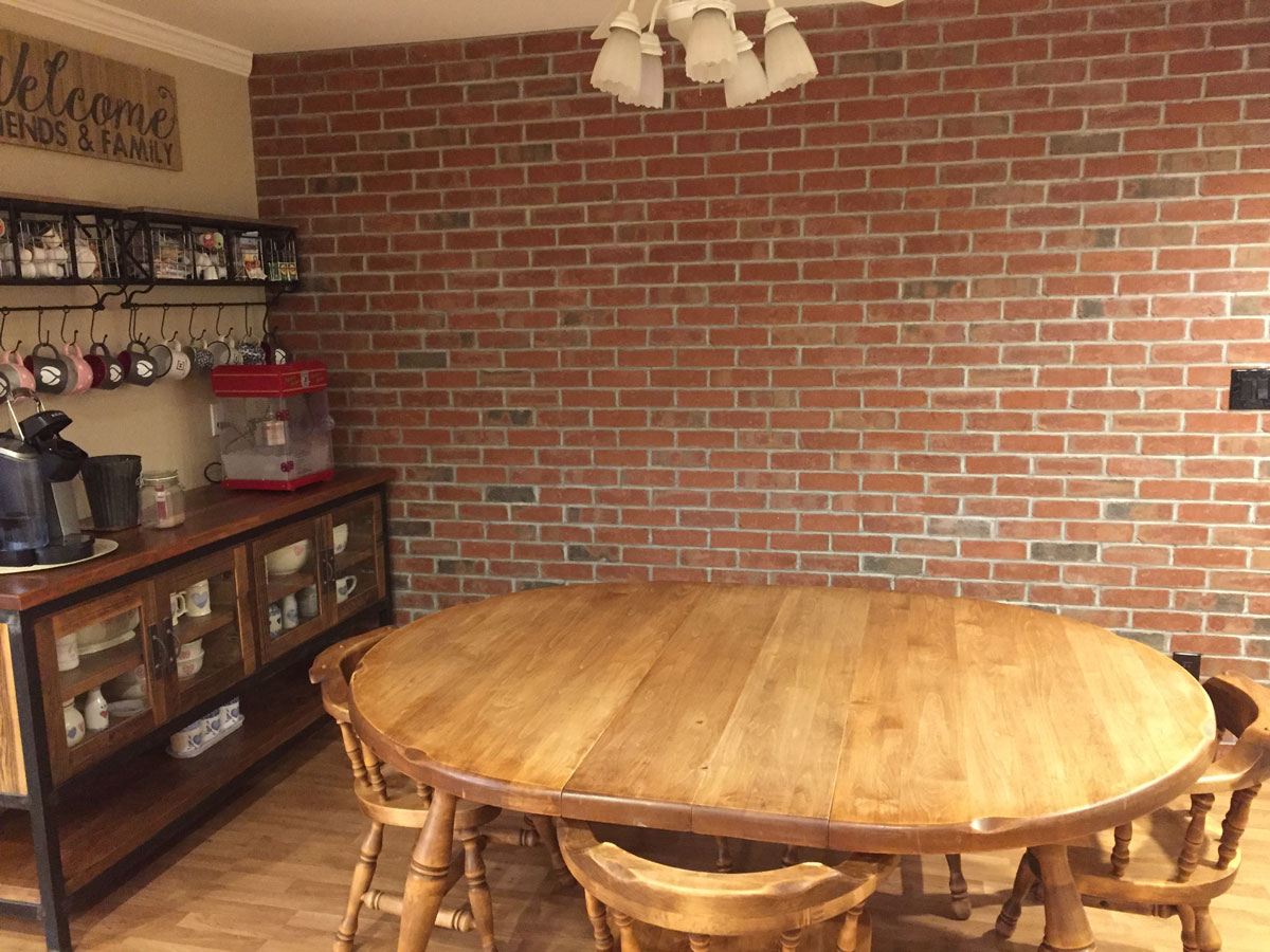 DoItYourself Thin Brick with McNear Brickfast Panels